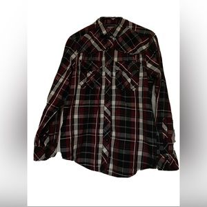 Rerun Brand Mens flannel button up